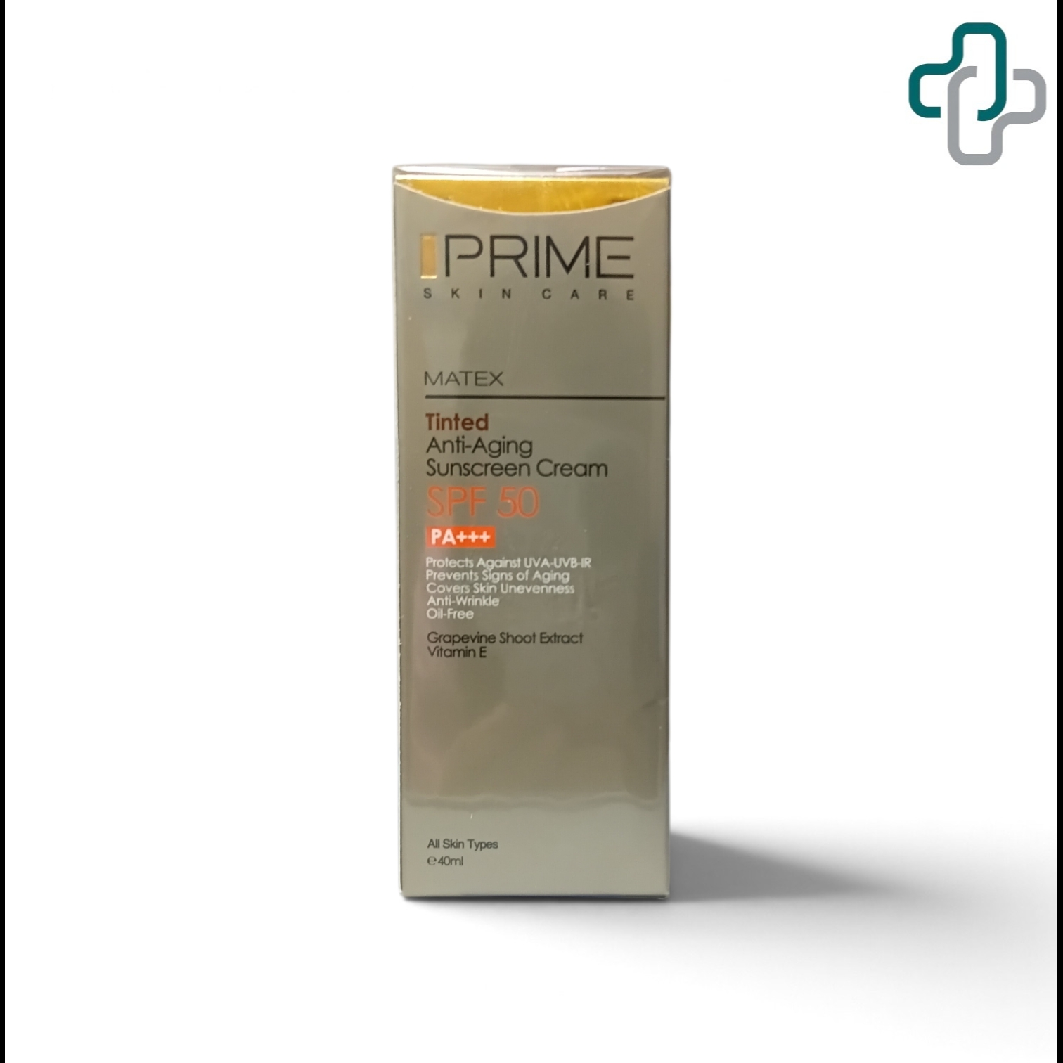 ضد آفتاب رنگی جوان کننده پرایم با SPF50 حجم 40 میلی لیتر  - Prime