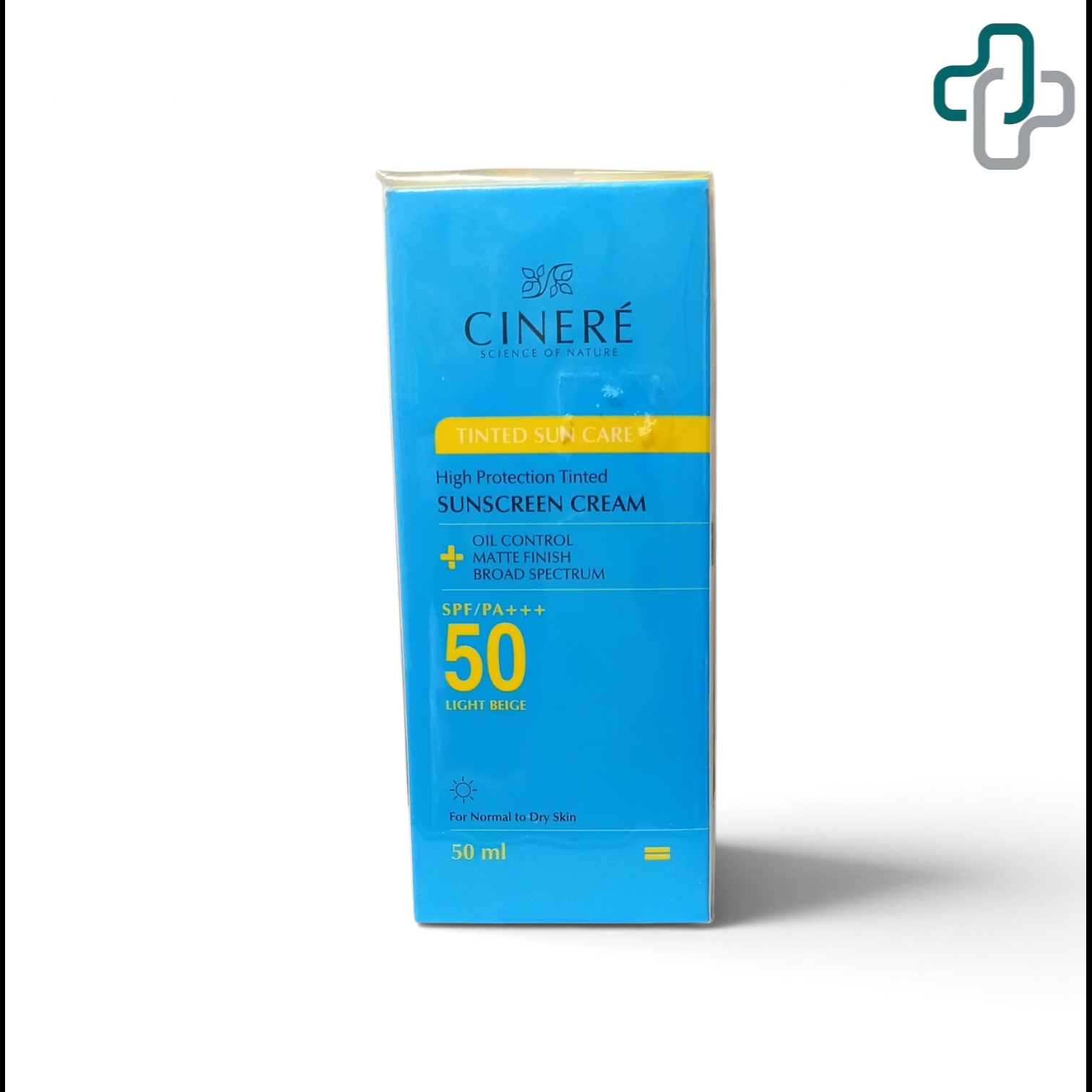 کرم ضد آفتاب رنگی سینره با SPF50 مناسب انواع پوست حجم 50 میلی لیتر - Cinere